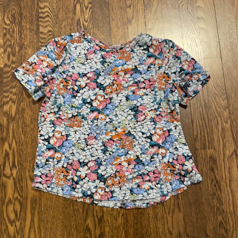 Anthropologie Puff Sleeved Tee